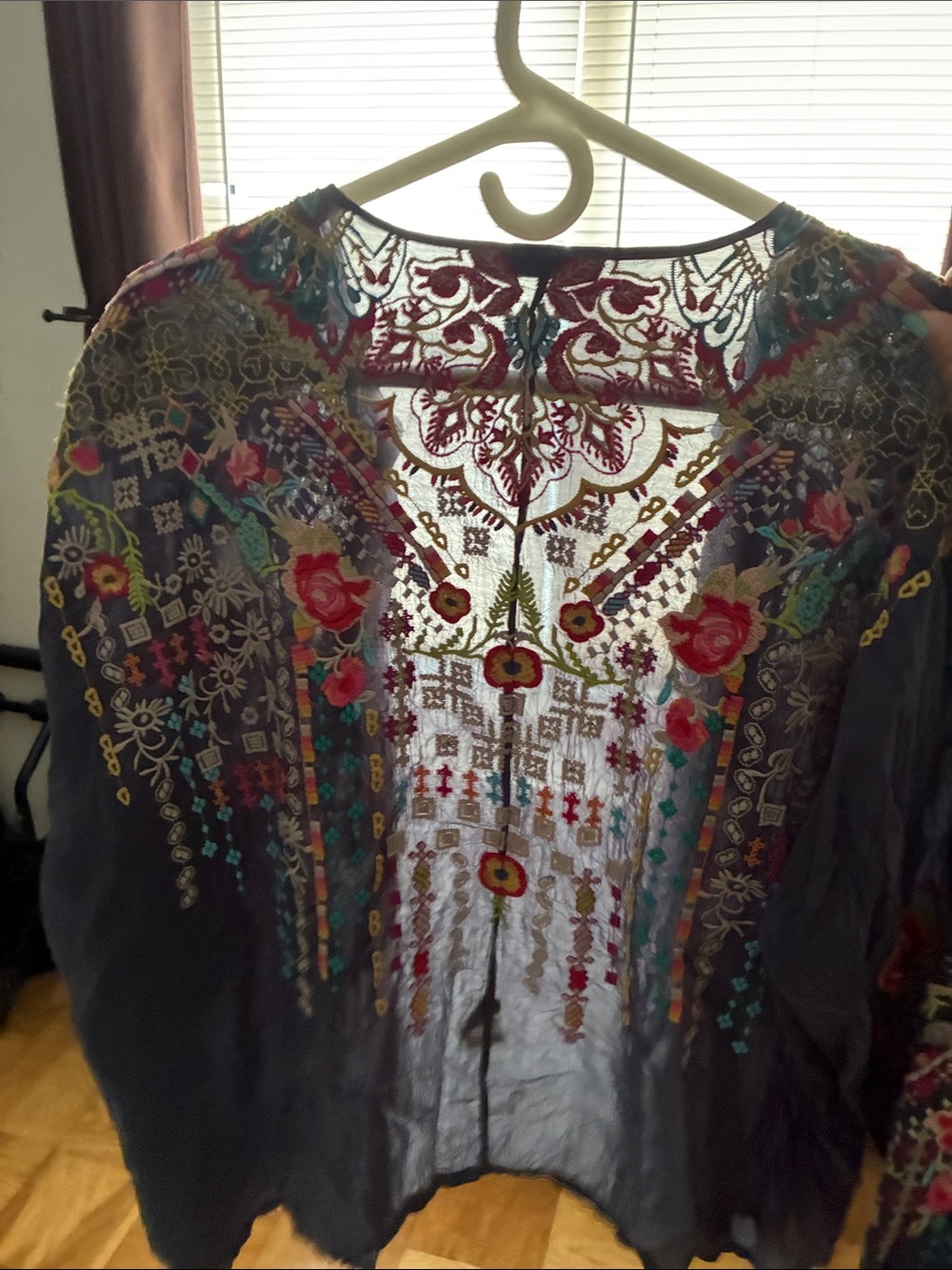 Johnny Was floral cardigan - Picture 7 of 8